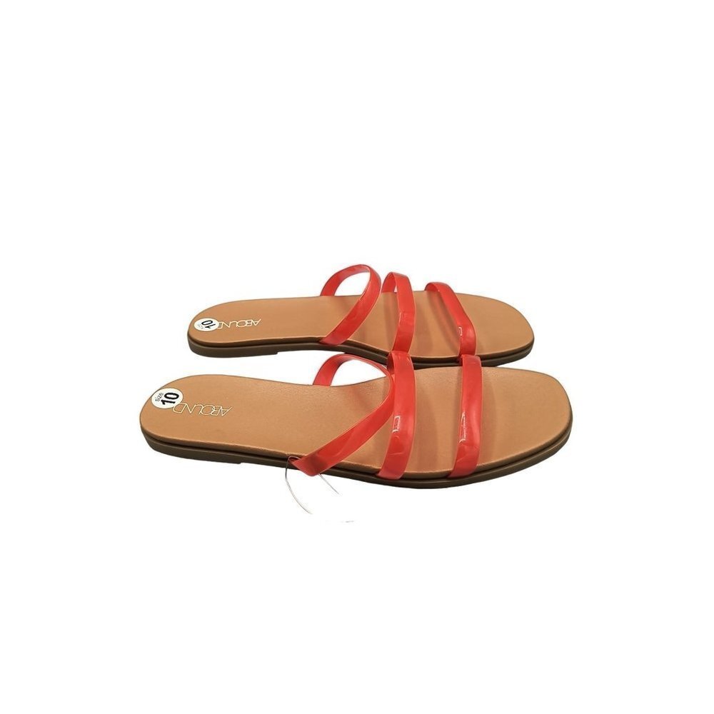 NWOT Abound‎ Womens Sammira 2 Flat Sandal Size 10
